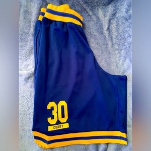 NBA BASKETBALL SHORTS GOLDEN STATE WARRIORS STEPH CURRY
